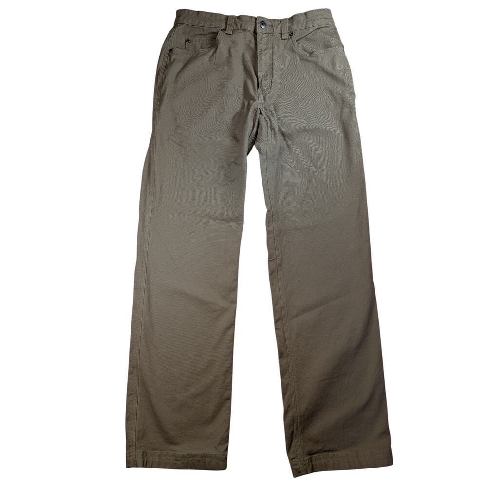 Duluth Trading Company Flex Fire Hose Deluxe Relaxed Fit Pants Khaki Mens 32x32